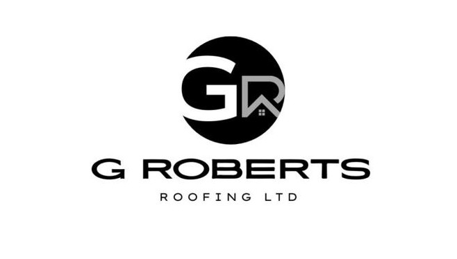 Logo for G Roberts Roofing and Building.
